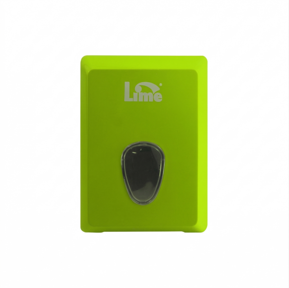 Диспенсер для листовой туалетной бумаги V-сложения зеленый (916004) LIME всегда актуальный прайс