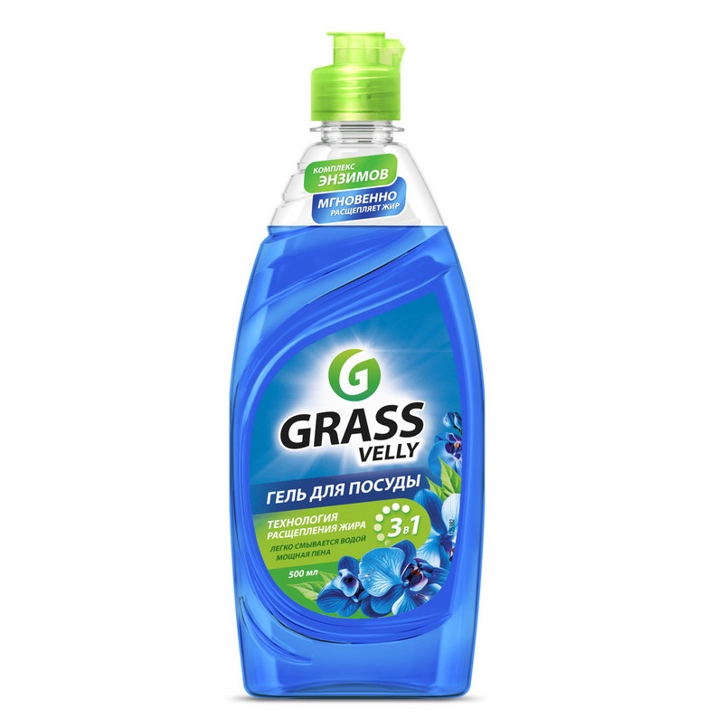 Средство GRASS 500мл Velly для мытья посуды нежные ручки  всегда актуальный прайс